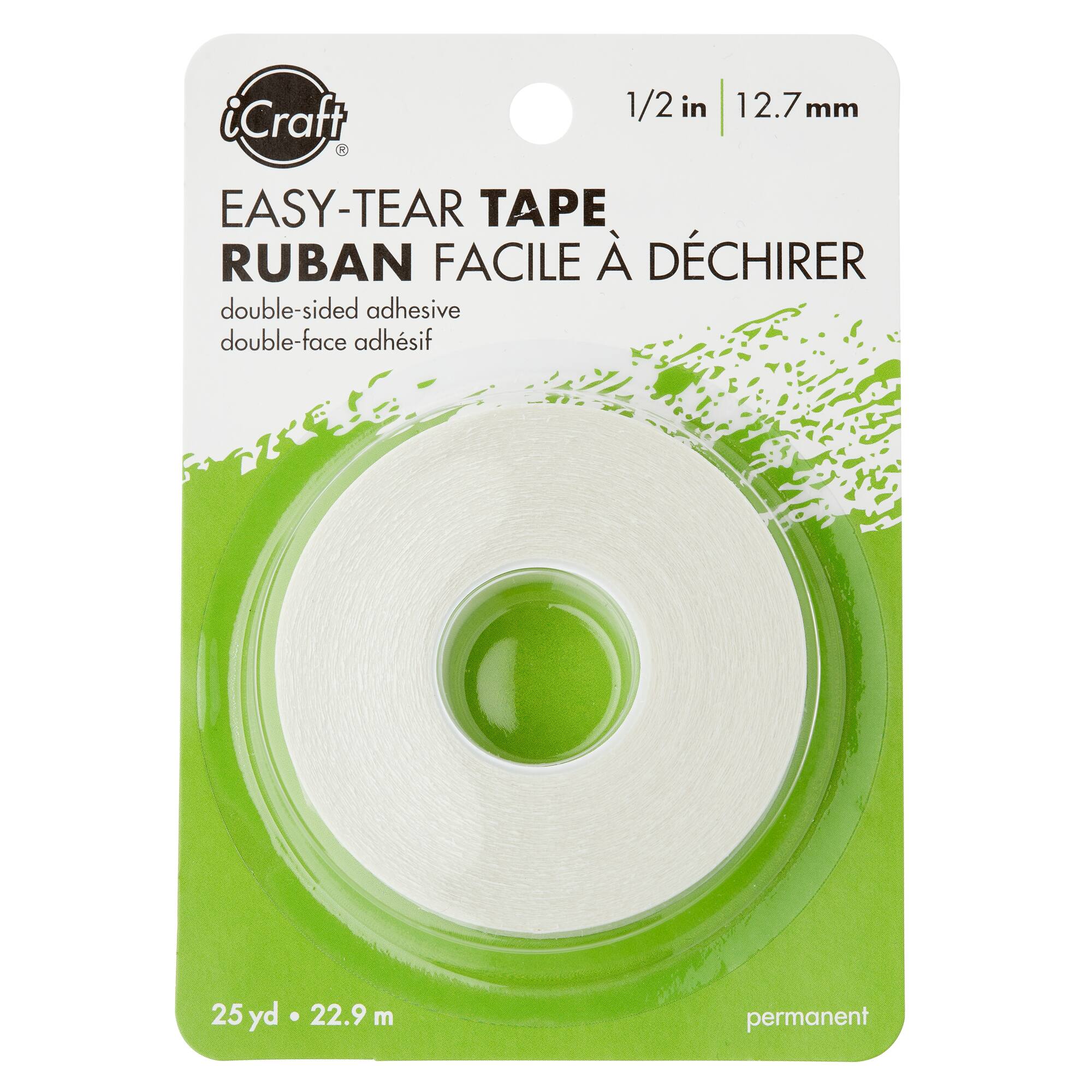 12 Pack: iCraft® Easy-Tear Tape™, 1/2"